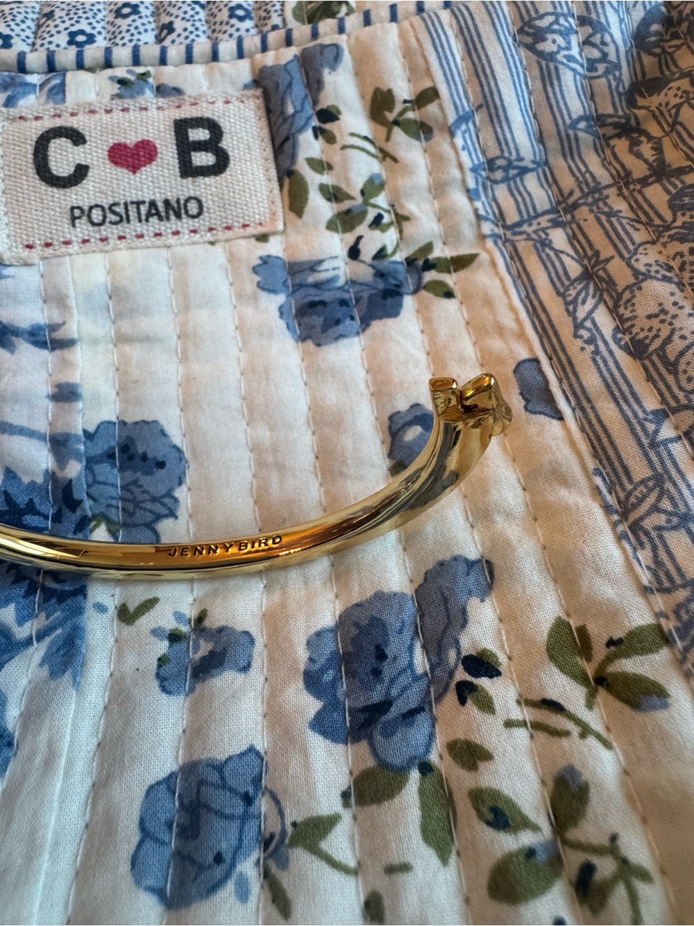 Jenny Bird Gold Twisted Bangle - Picture 5 of 9